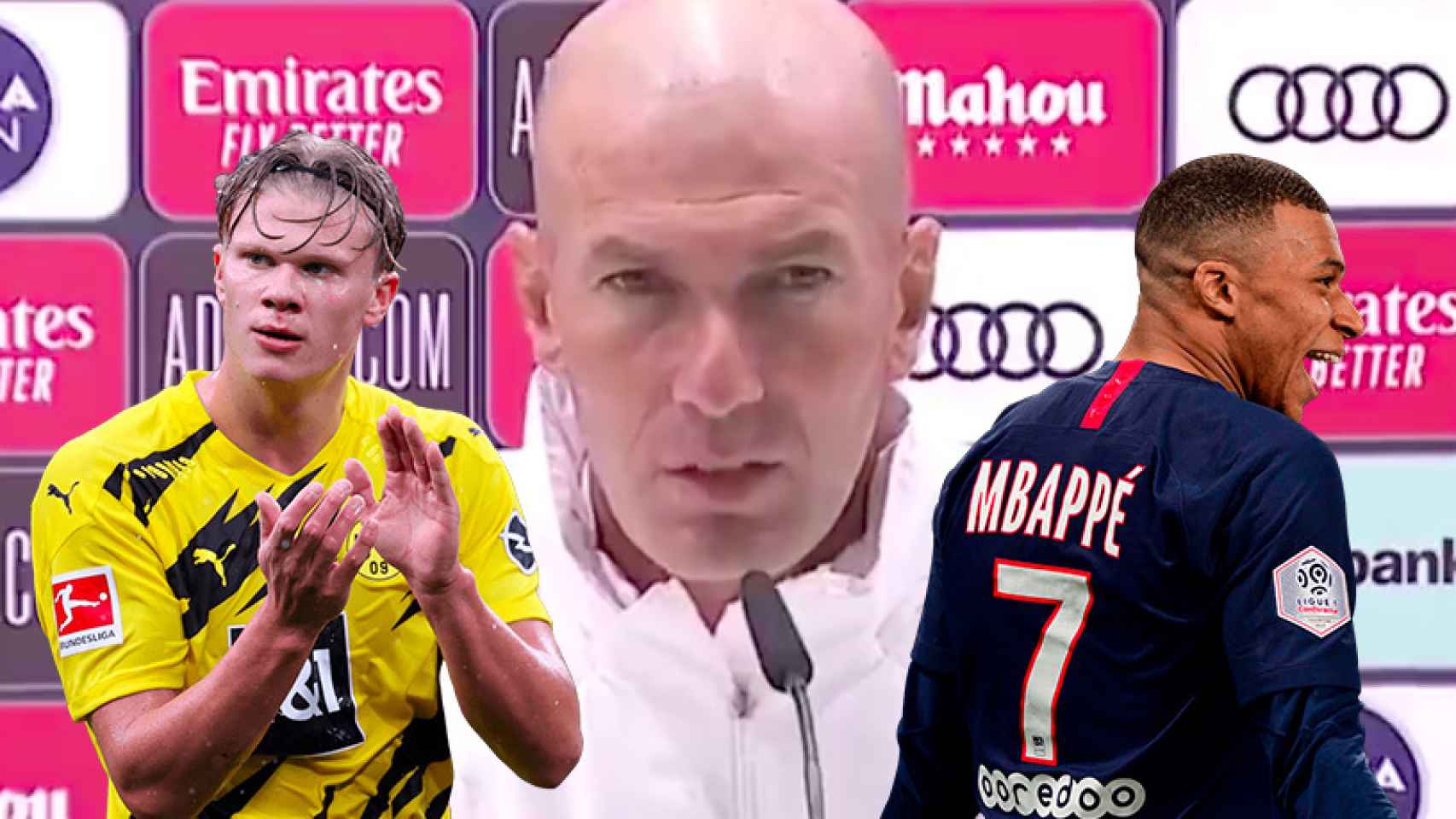 Zidane, Haaland y Mbappé