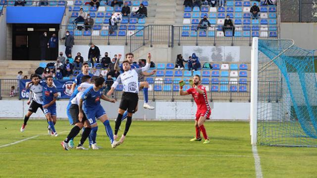 Duelo entre el Calvo Sotelo y la UB Conquense (Archivo).