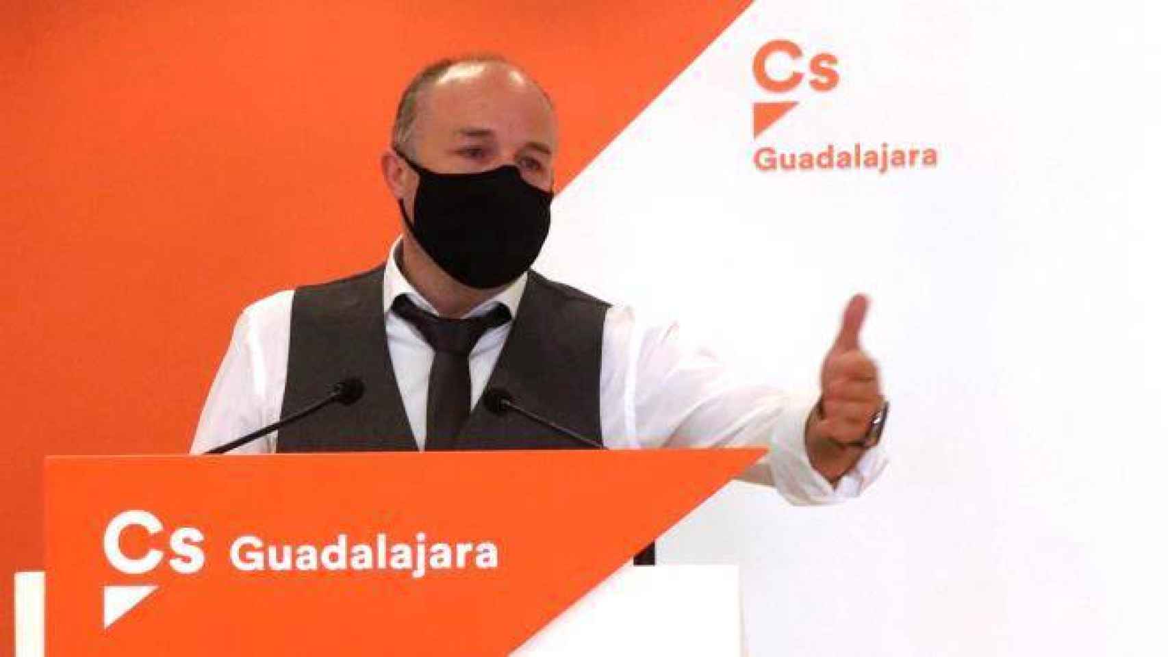 Alejandro Ruiz, presidente del Grupo de Ciudadanos en las Cortes regionales