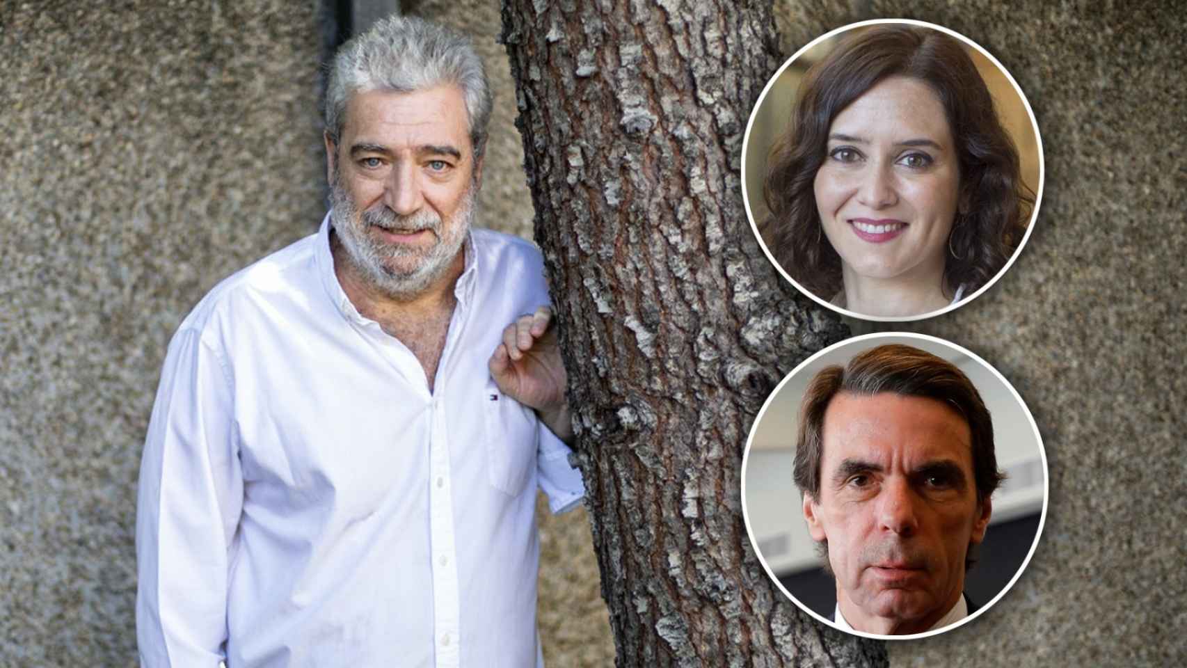 Miguel Ángel Rodríguez, Isabel Díaz Ayuso y José María Aznar.