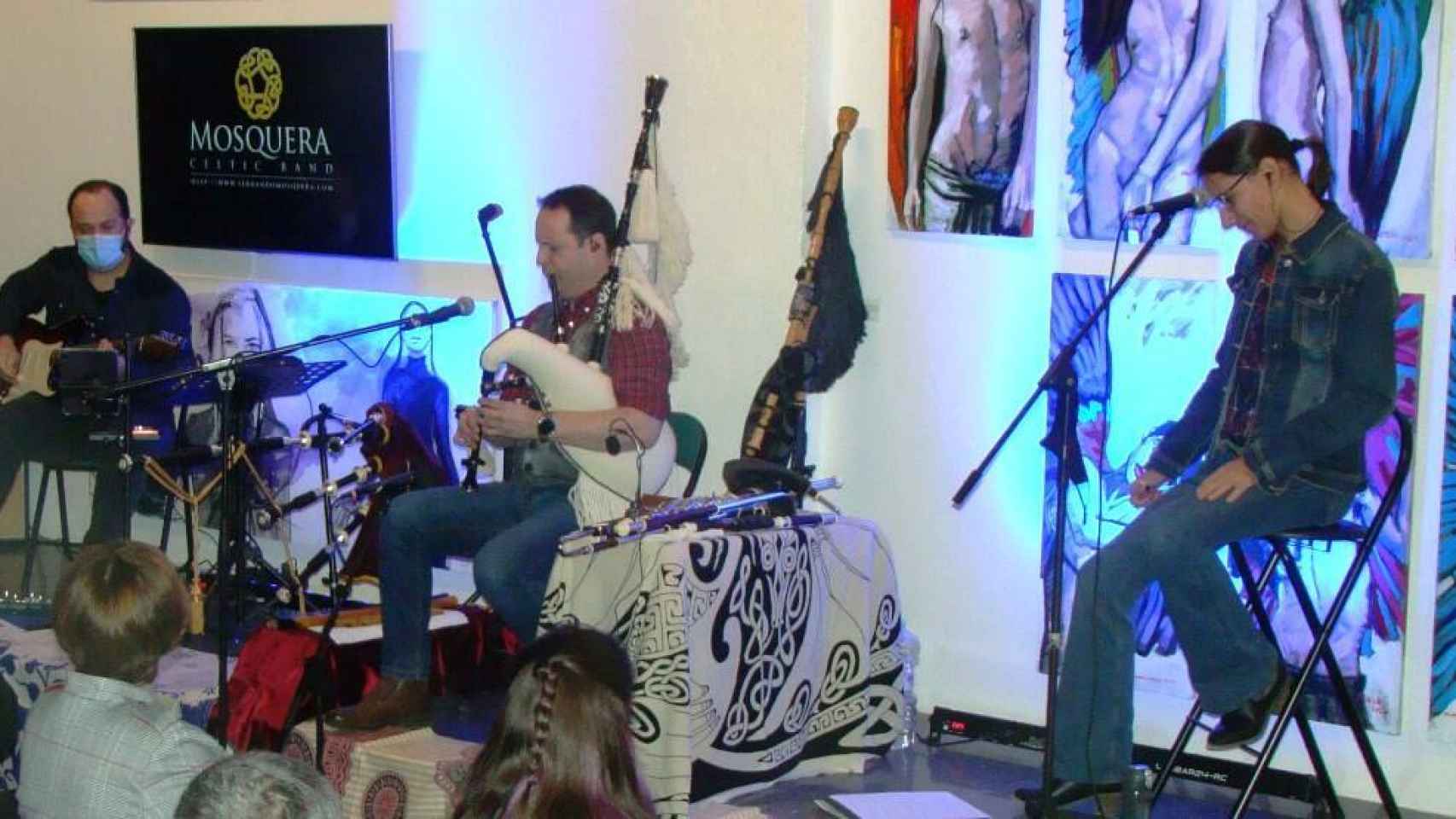 Mosquera Celtic Band en su concierto de Quintanar de la Orden