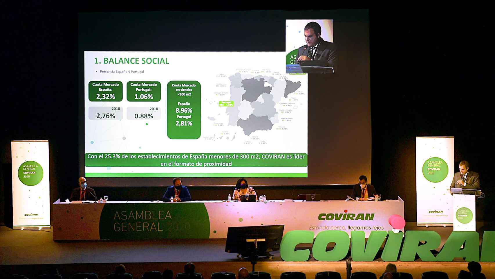 Asamblea general de Covirán.