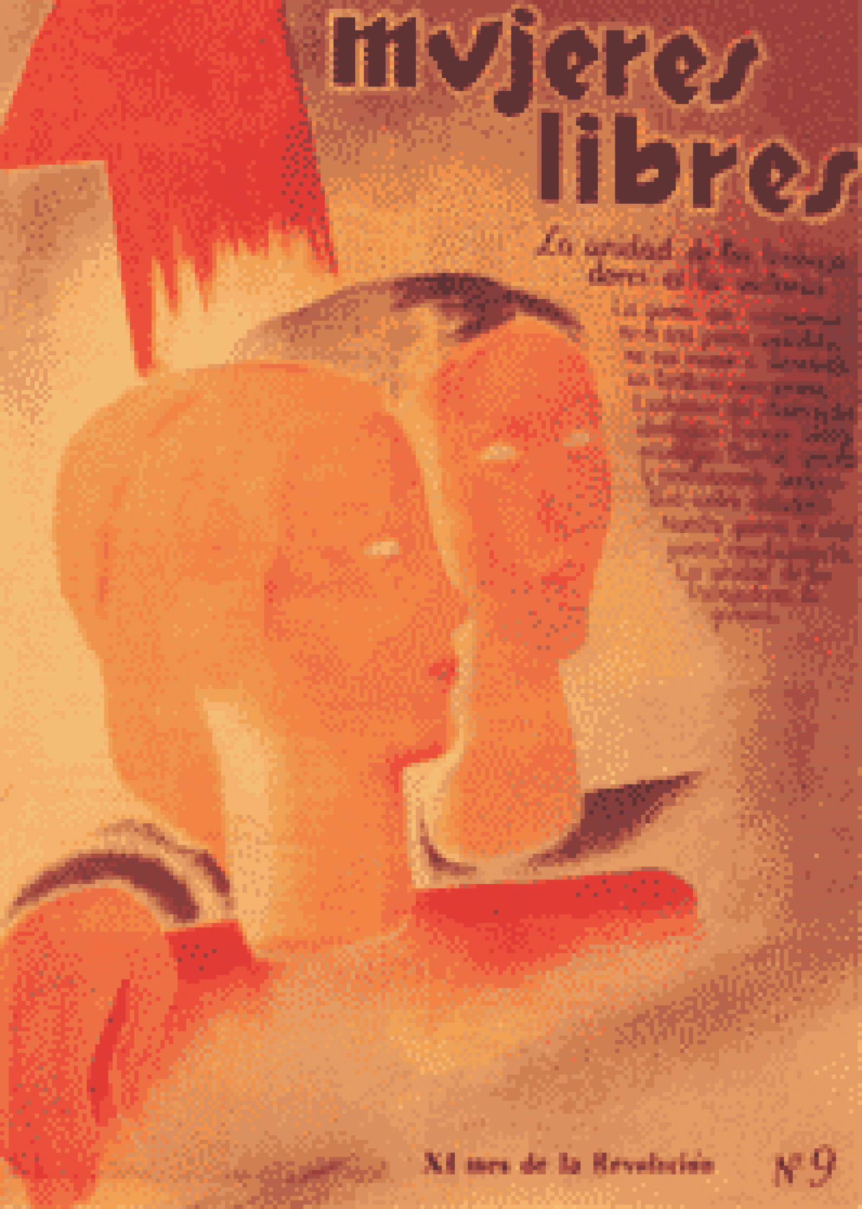 Cubierta del número 9 de la revista 'Mujeres Libres' (1938).