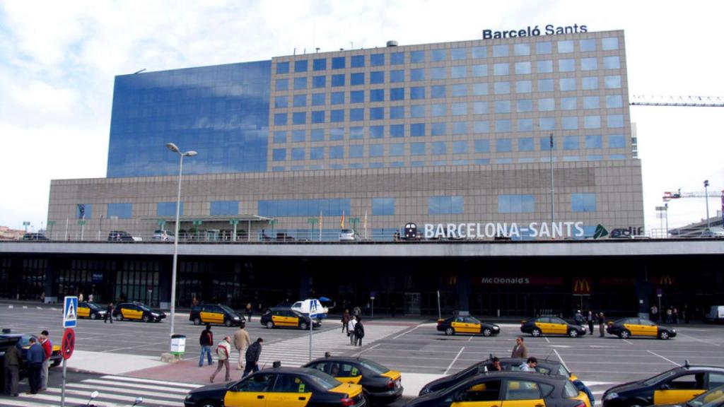 Estación Barcelona Sants.