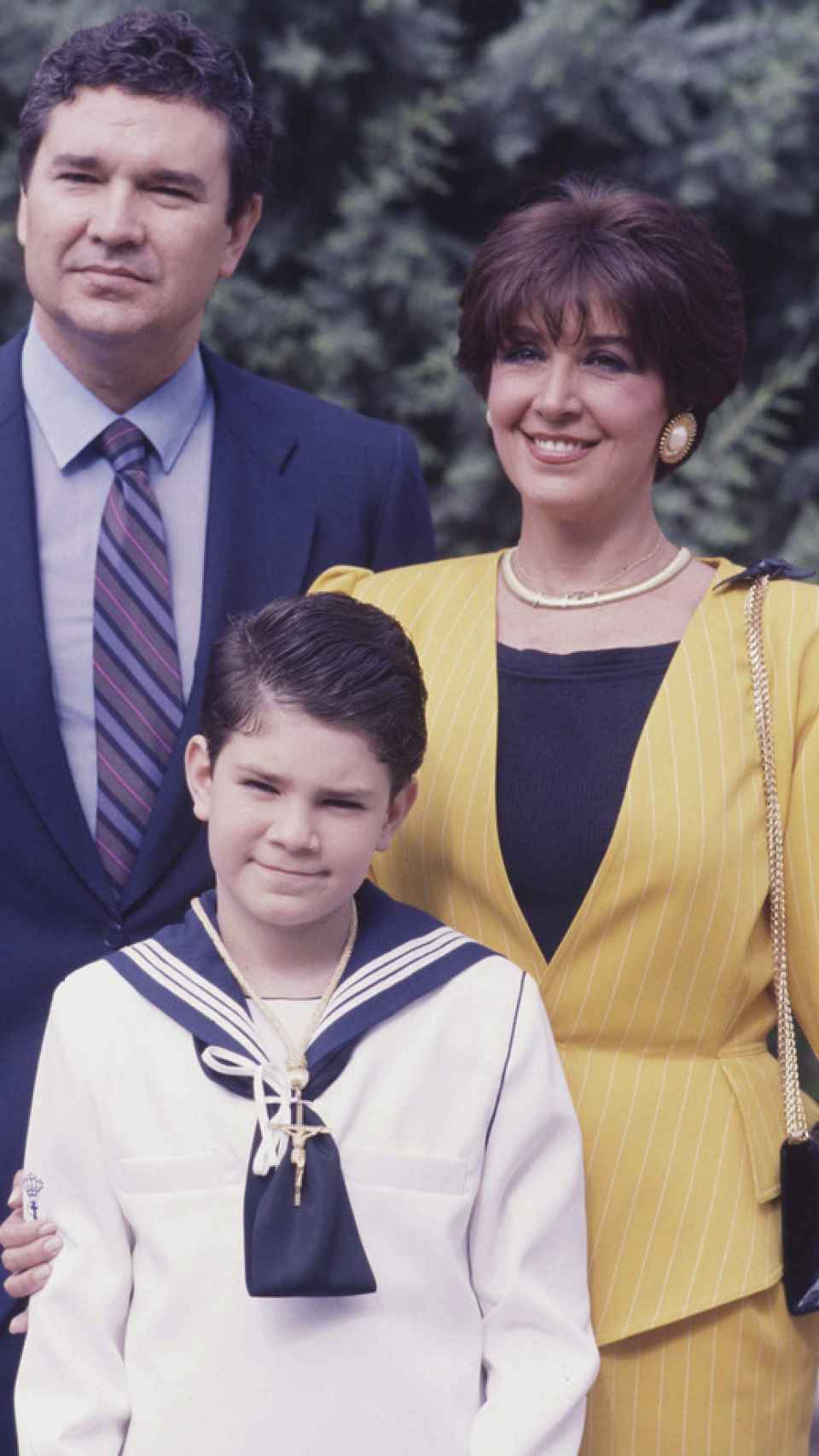 Paco hijo en su comunión en 1988.