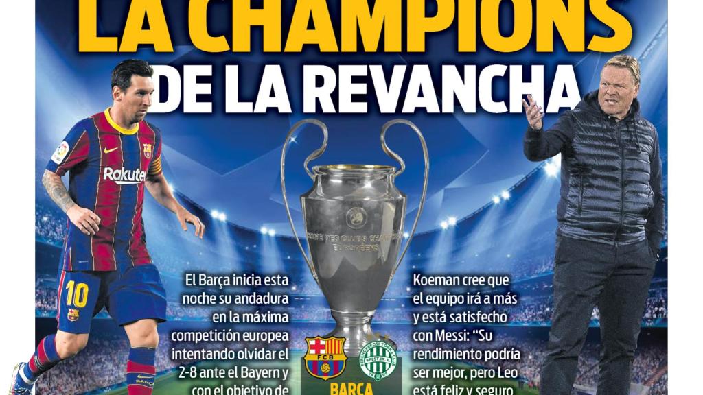 Portada Sport (20/10/20)