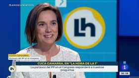 Cuca Gamarra, portavoz del PP en el Congreso de los Diputados, en TVE.