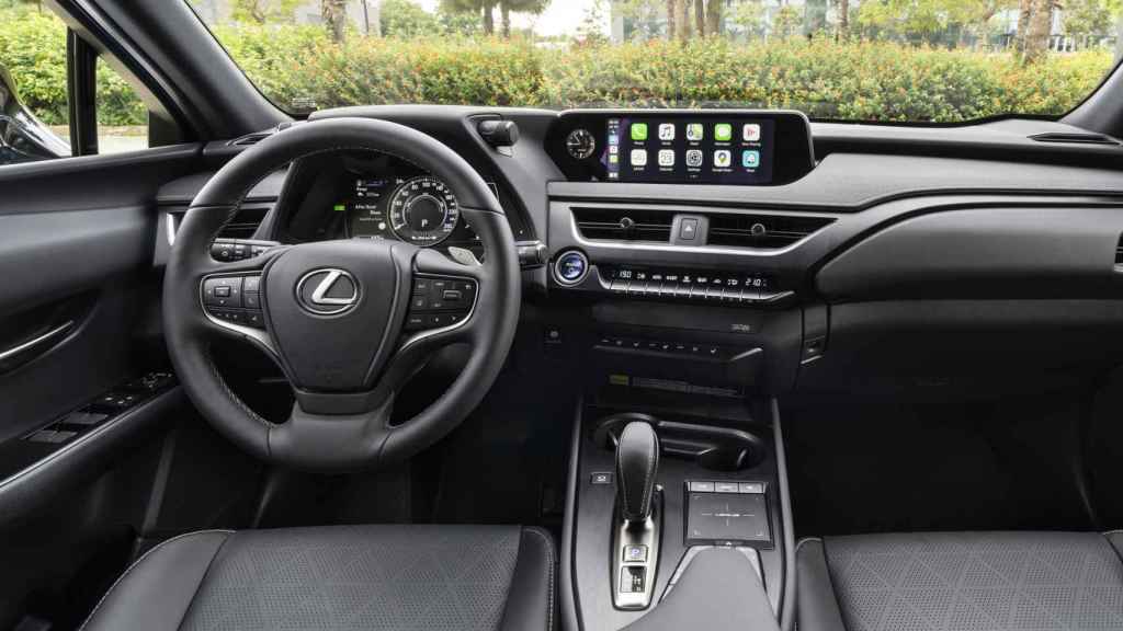 Interior del nuevo Lexus UX 300e.