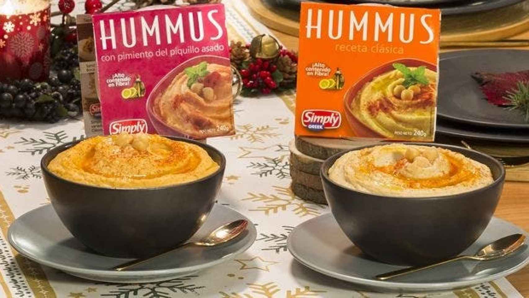Hummus Hacendado.