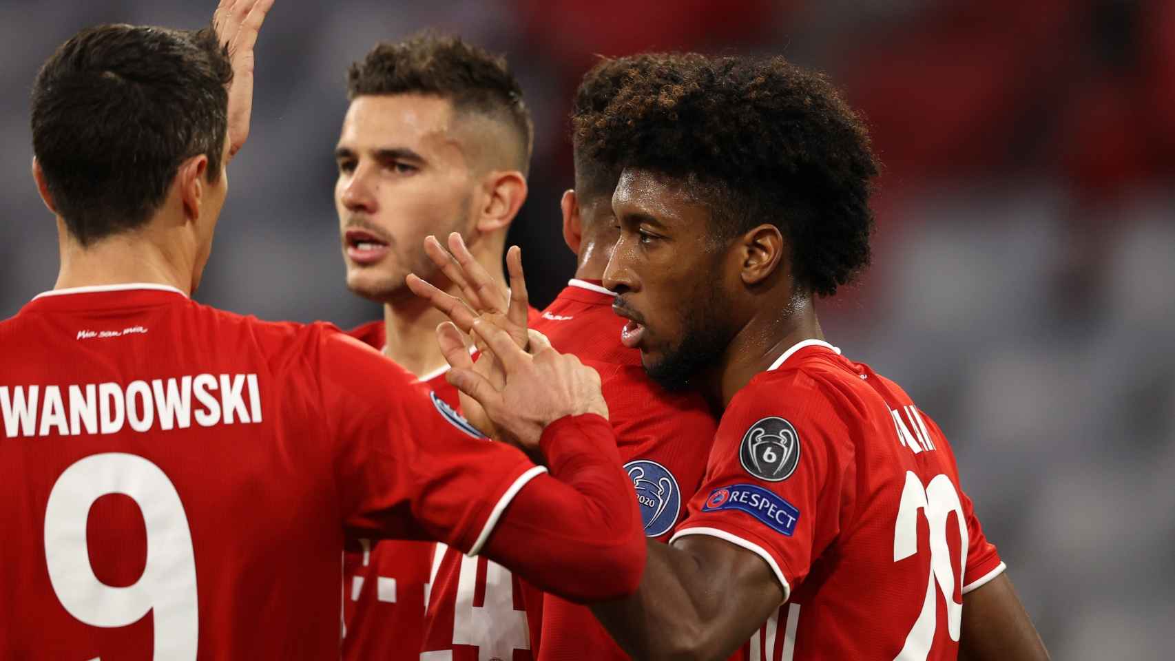 El Bayern Múnich celebra un gol