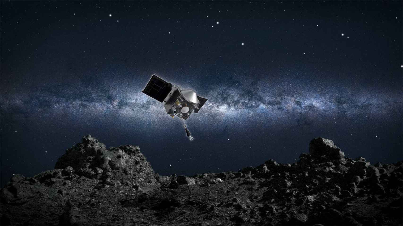 La-NASA-recoge-por-primera-vez-muestras-de-un-asteroide
