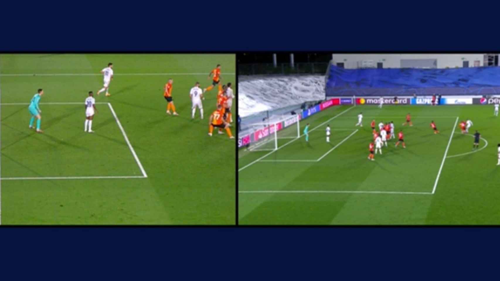 El VAR anula el tercer gol del Real Madrid por posición irregular de Vinicius