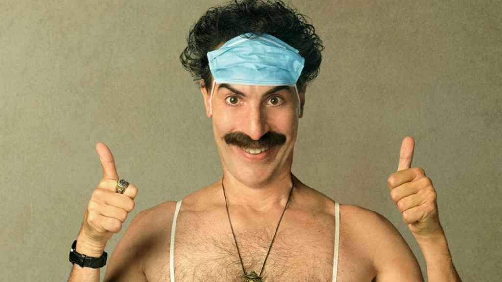 Sacha Baron Cohen como Borat.