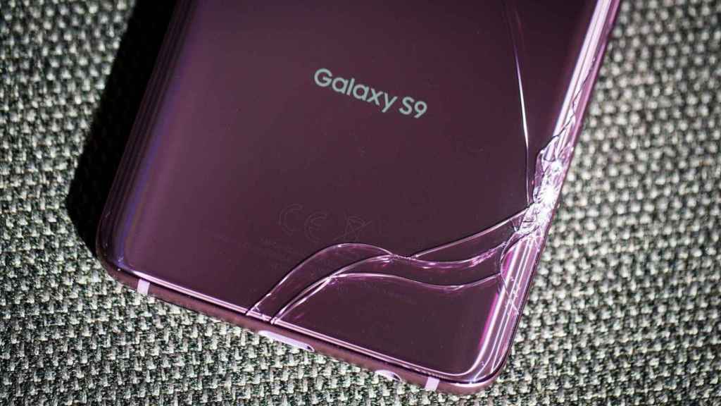 Samsung Galaxy S9 roto.