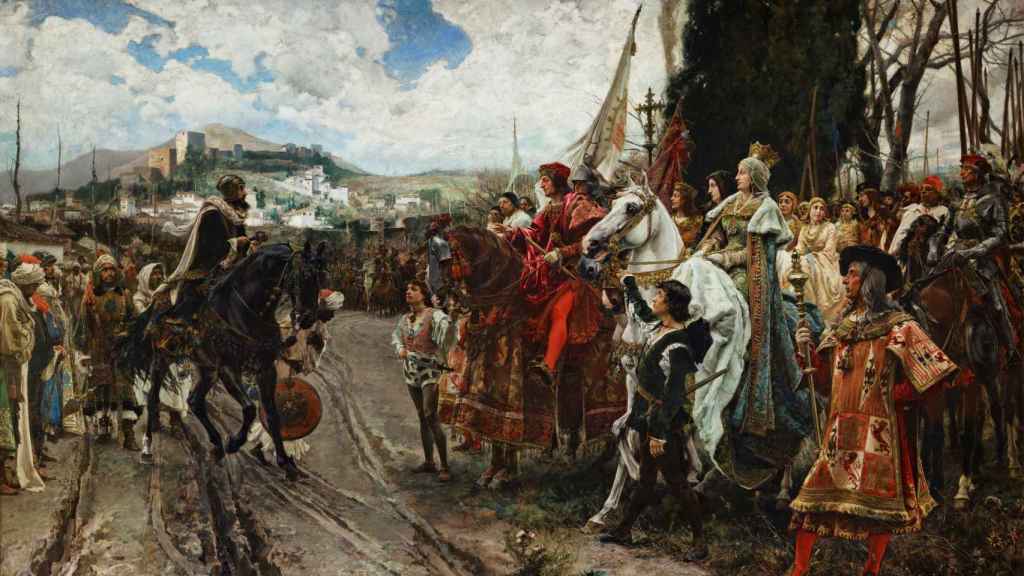 'La rendición de Granada' por Francisco Pradilla y Ortiz.