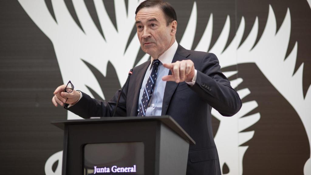 Pedro J. Ramírez en la última Junta de Accionistas de EL ESPAÑOL.