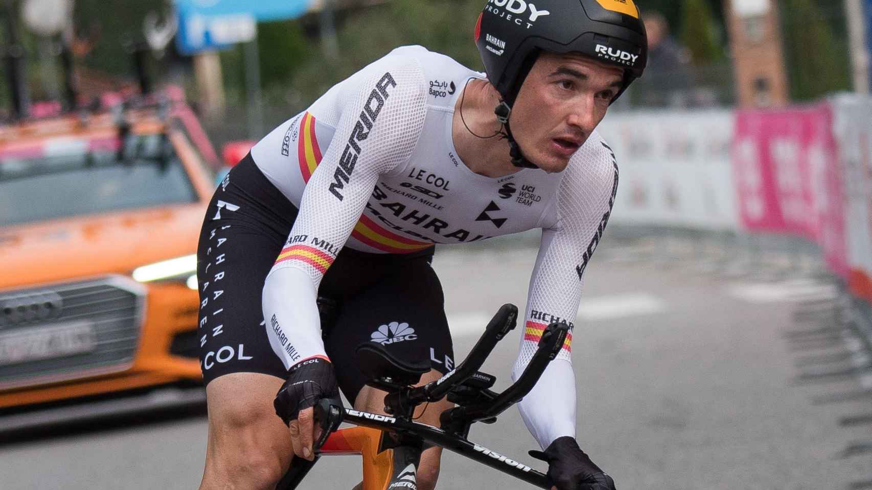 Pello Bilbao en la crono del Giro de Italia