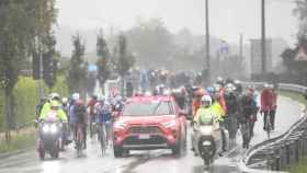 Pelotón del Giro de Italia en la etapa 19