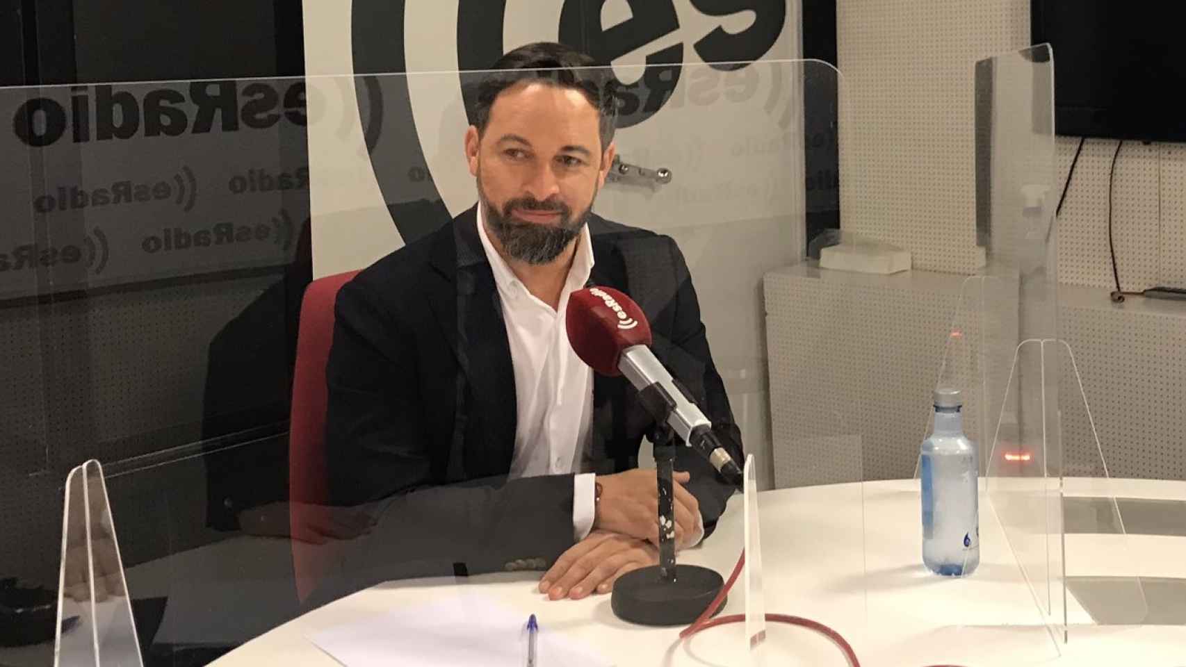 Santiago Abascal, presidente de Vox, en esRadio.