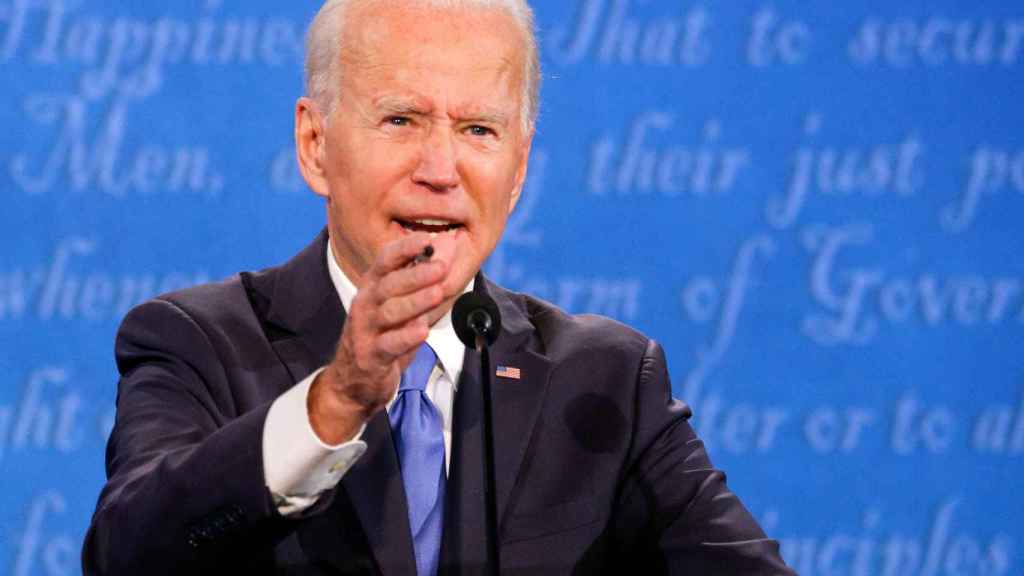 Joe Biden, candidato del Partido Demócrata a la Casa Blanca, en el debate celebrado en Nashville.