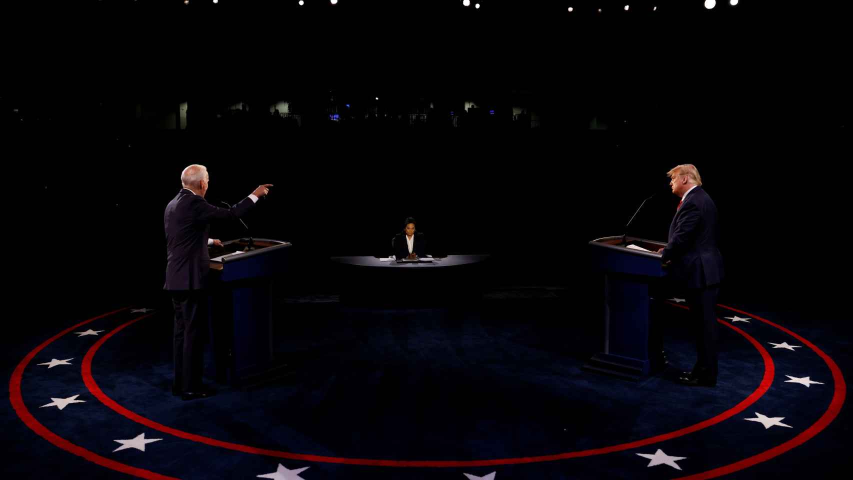 Último debate entre Donald Trump y Joe Biden antes de las elecciones, celebrado en Nashville.
