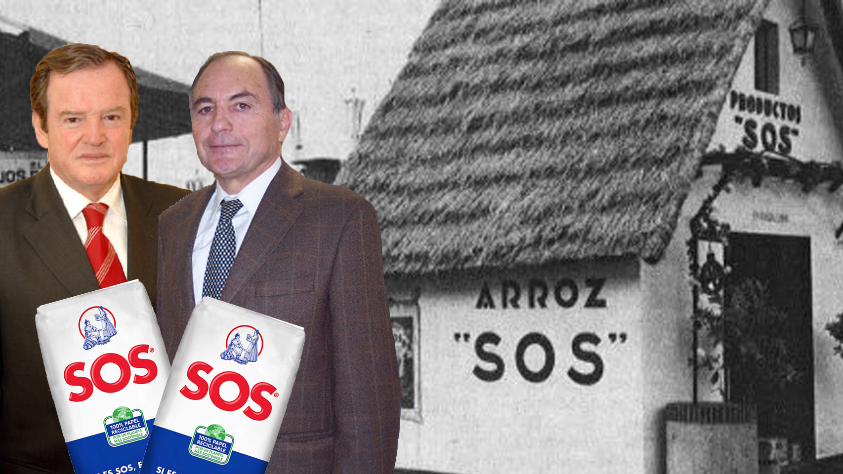 El empresario Jesús Salazar y el nieto del fundador de SOS, Vicente Sos.