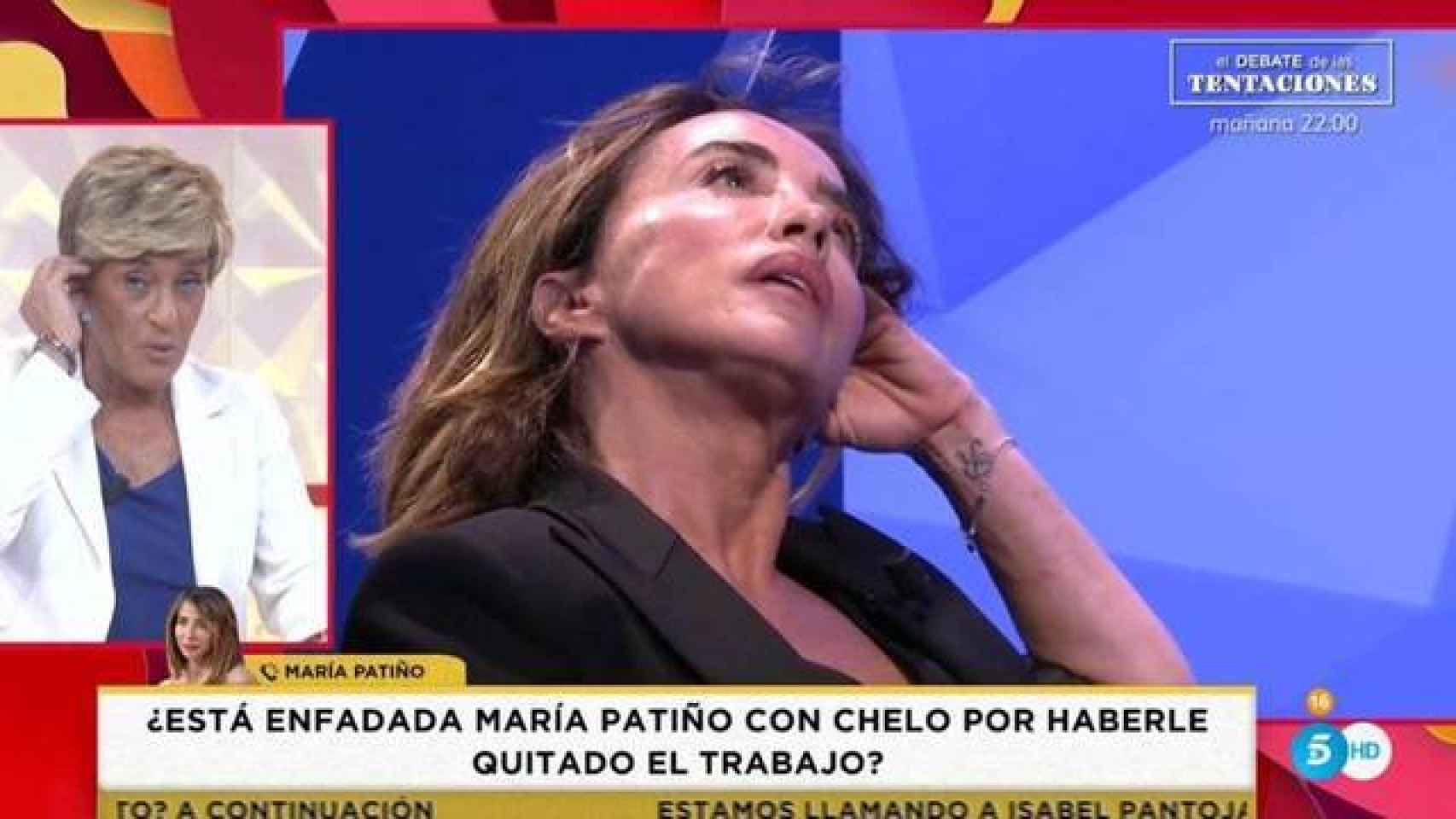 María Patiño ha llamado por teléfono en directo.