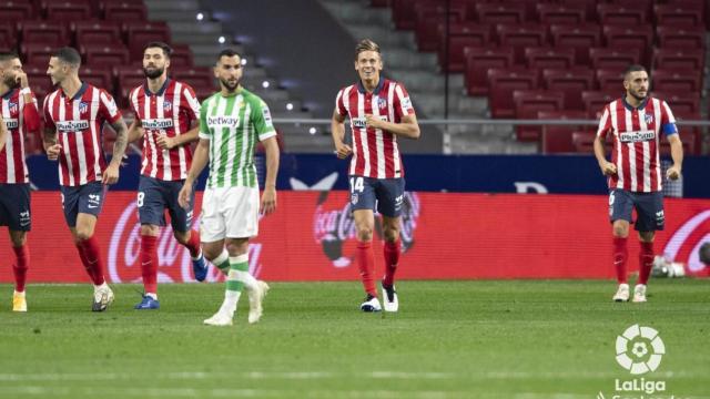 Marcos Llorente lidera la victoria del Atleti ante un Betis sin gol