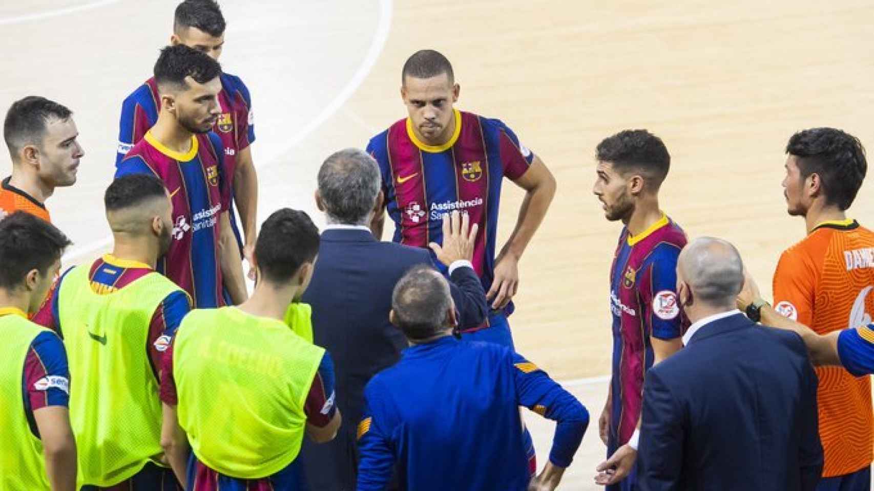 Jugadores del FC Barcelona fútbol sala