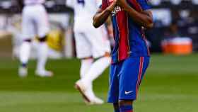 Ansu Fati celebra su gol en El Clásico entre Barcelona y Real Madrid de La Liga