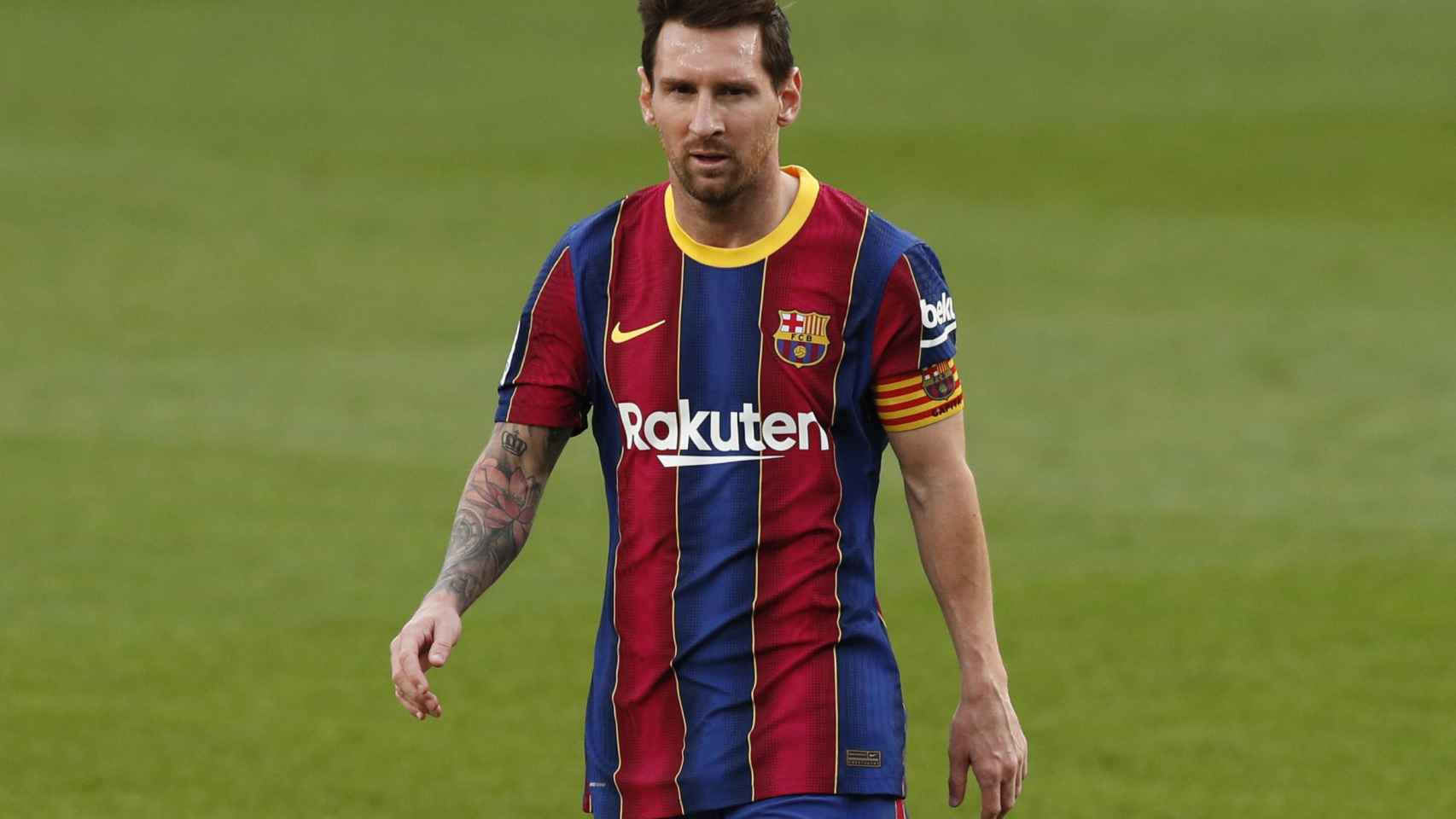 Leo Messi, en un momento de El Clásico entre Barcelona y Real Madrid