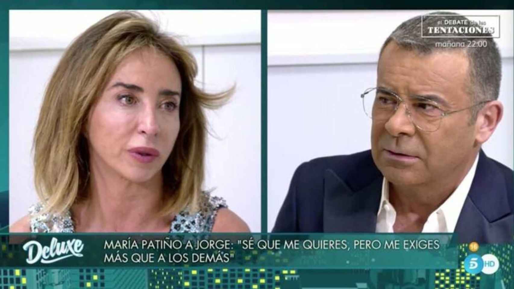 María Patiño y Jorge Javier Vázquez en 'Deluxe'.
