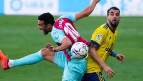 Álvaro Negredo e Iborra, en el Cádiz - Villarreal de la jornada 7 de La Liga