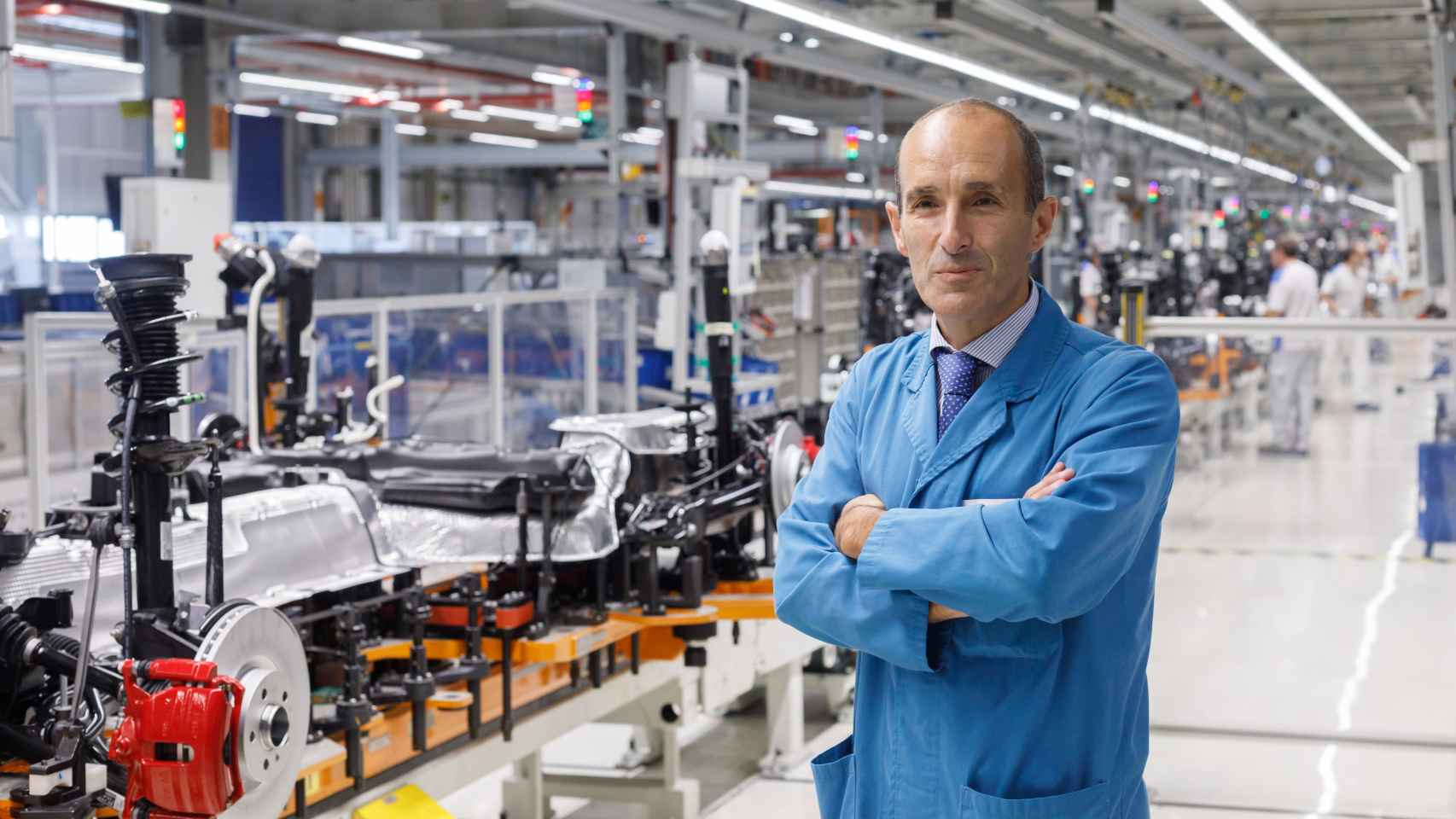 Miguel Ángel Grijalba, jefe de Producción en Volkswagen Navarra.
