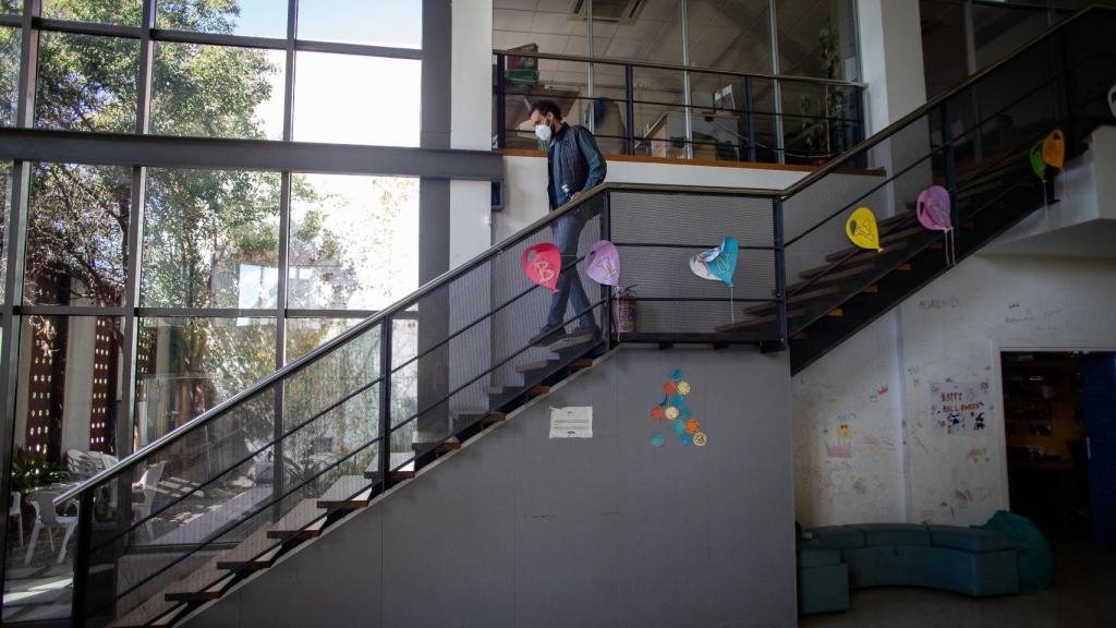 Candel en las instalaciones de la Fundación Spiribol