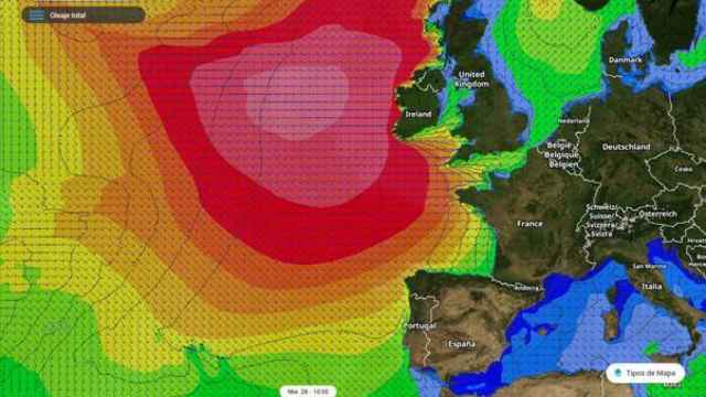 Las olas alcanzarán los 19 metros en el norte del Atlántico. Meteored/tiempo.com
