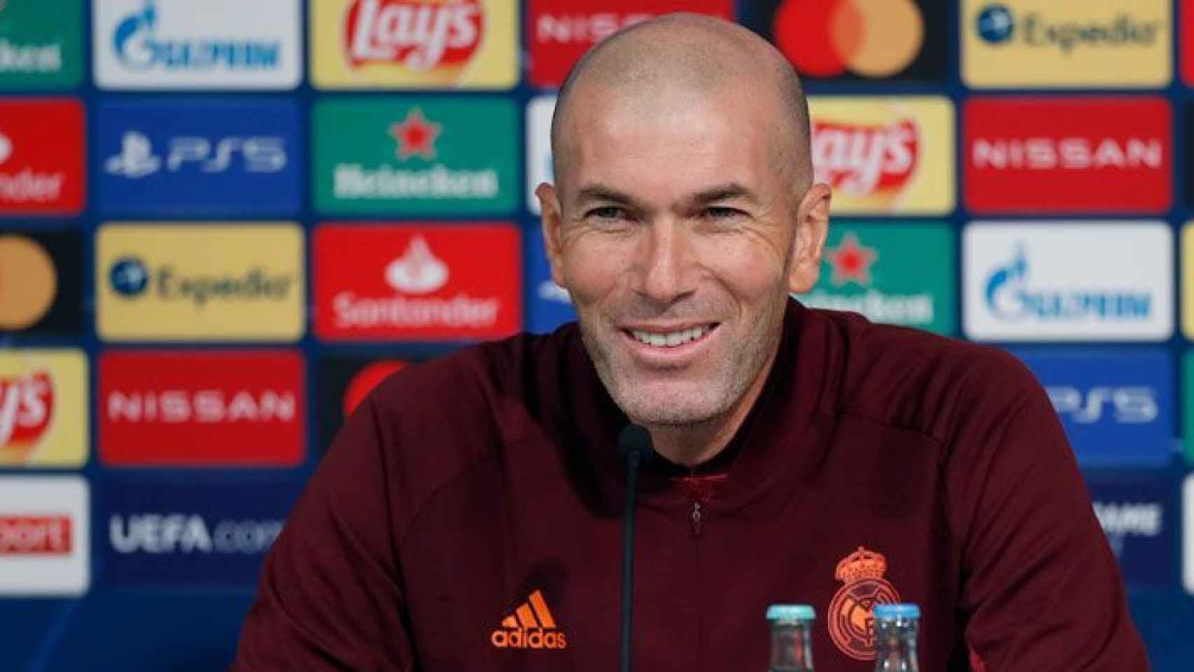 Zidane, en rueda de prensa de la Champions League 2020/2021