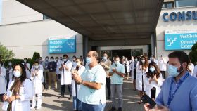 Protesta laboral en el Hospital de Torrevieja. EE