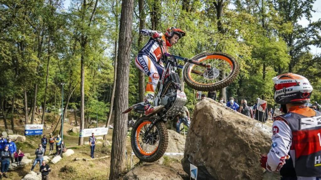 Toni Bou, durante la cita celebrada en Lazzate (Italia).