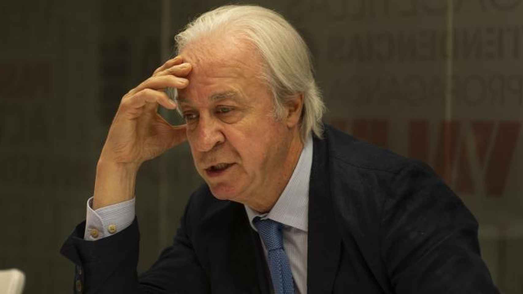 Carles Tusquets durante una entrevista con Crónica Global