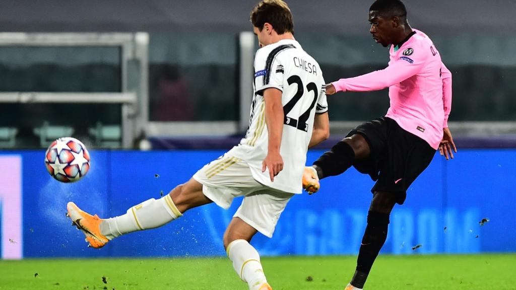 Dembélé marca ante la Juventus