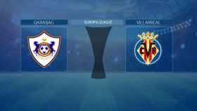 Qarabag - Villarreal, partido de la Europa League