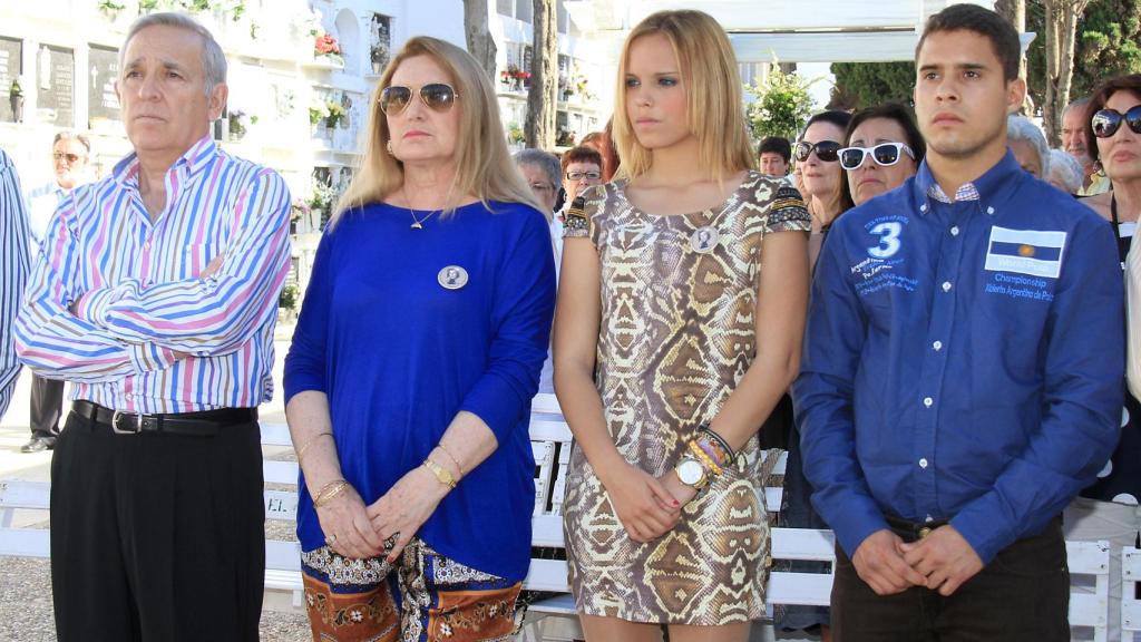 José Antonio Rodríguez, Gloria Mohedano, Gloria Camila Ortega y José Fernando Ortega.