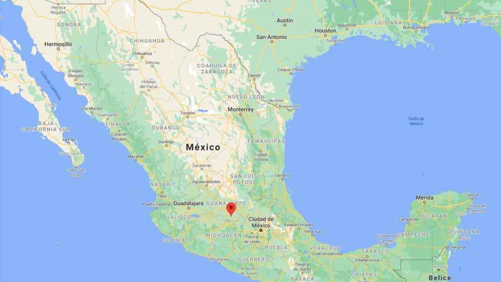 El lugar donde se han encontrado los cuerpos, en México.