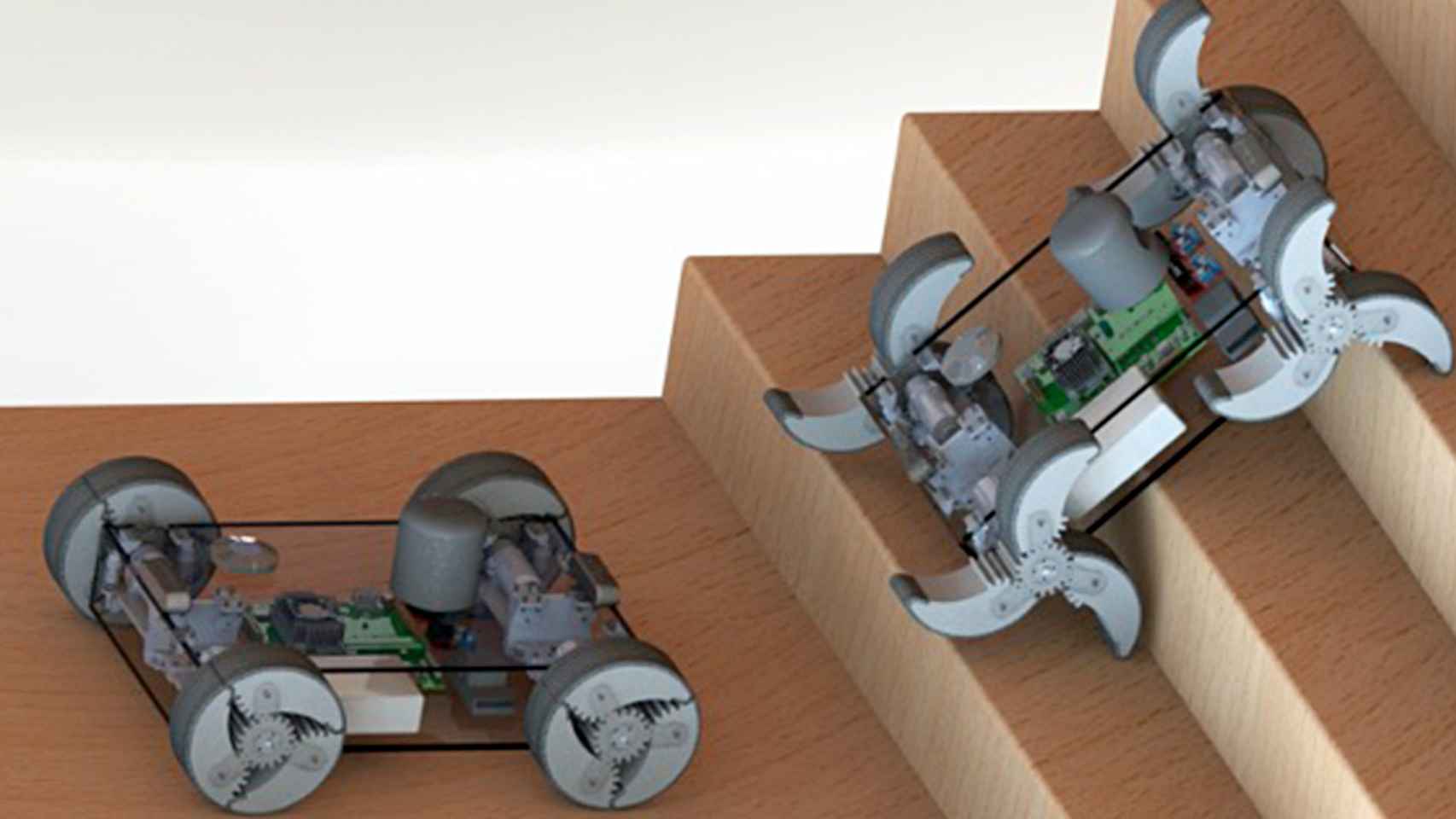 Idean unas ruedas que se convierten en patas: los robots cambiarán para siempre