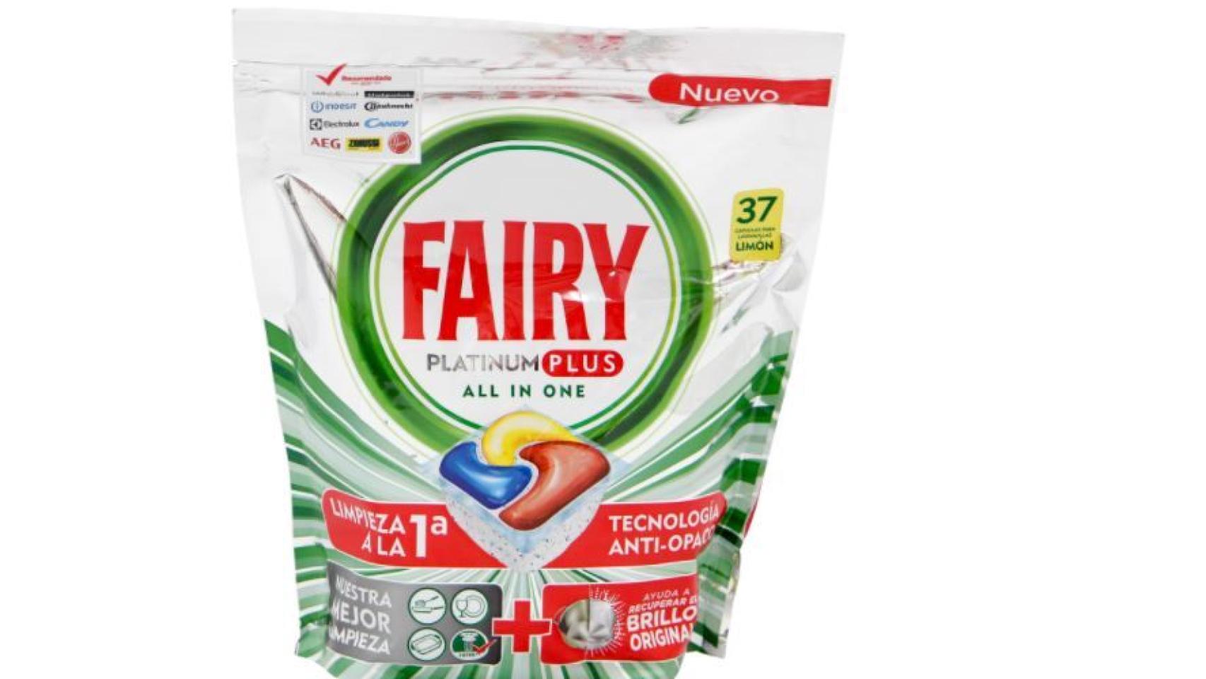 Detergente En Capsulas Para Lavavajillas Fairy 48U Platinum Plus