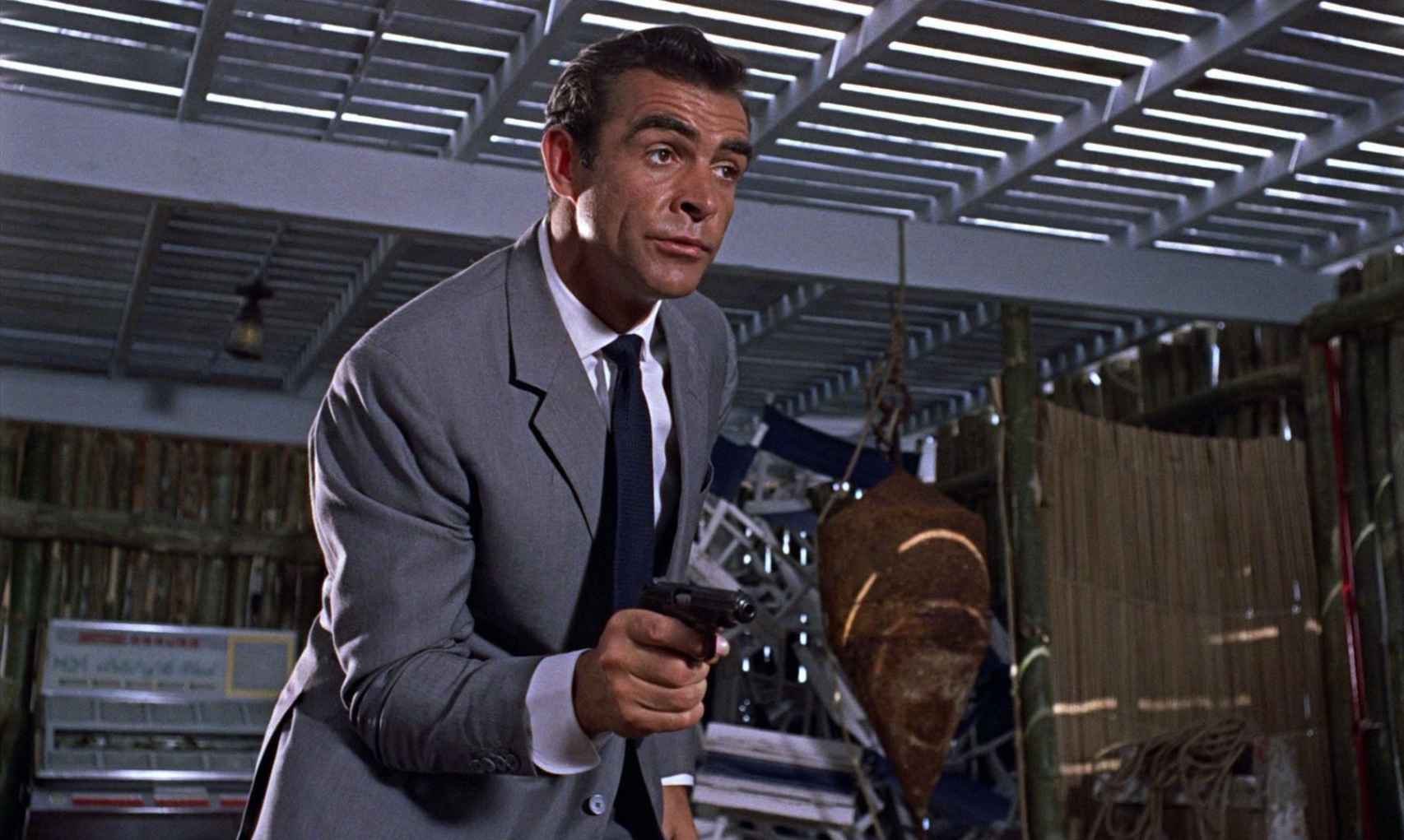 Sean Connery en la primera película de James Bond.