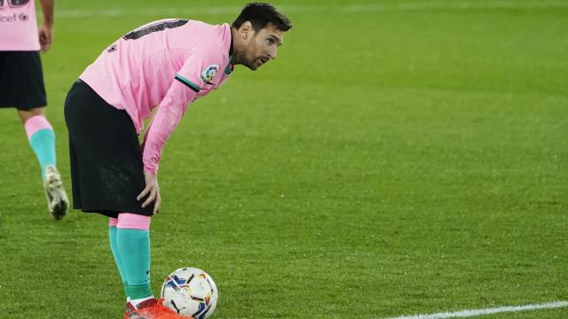 Leo Messi, durante el partido ante el Deportivo Alavés de La Liga