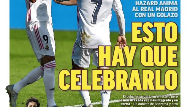 Portada MARCA (01/11/20)