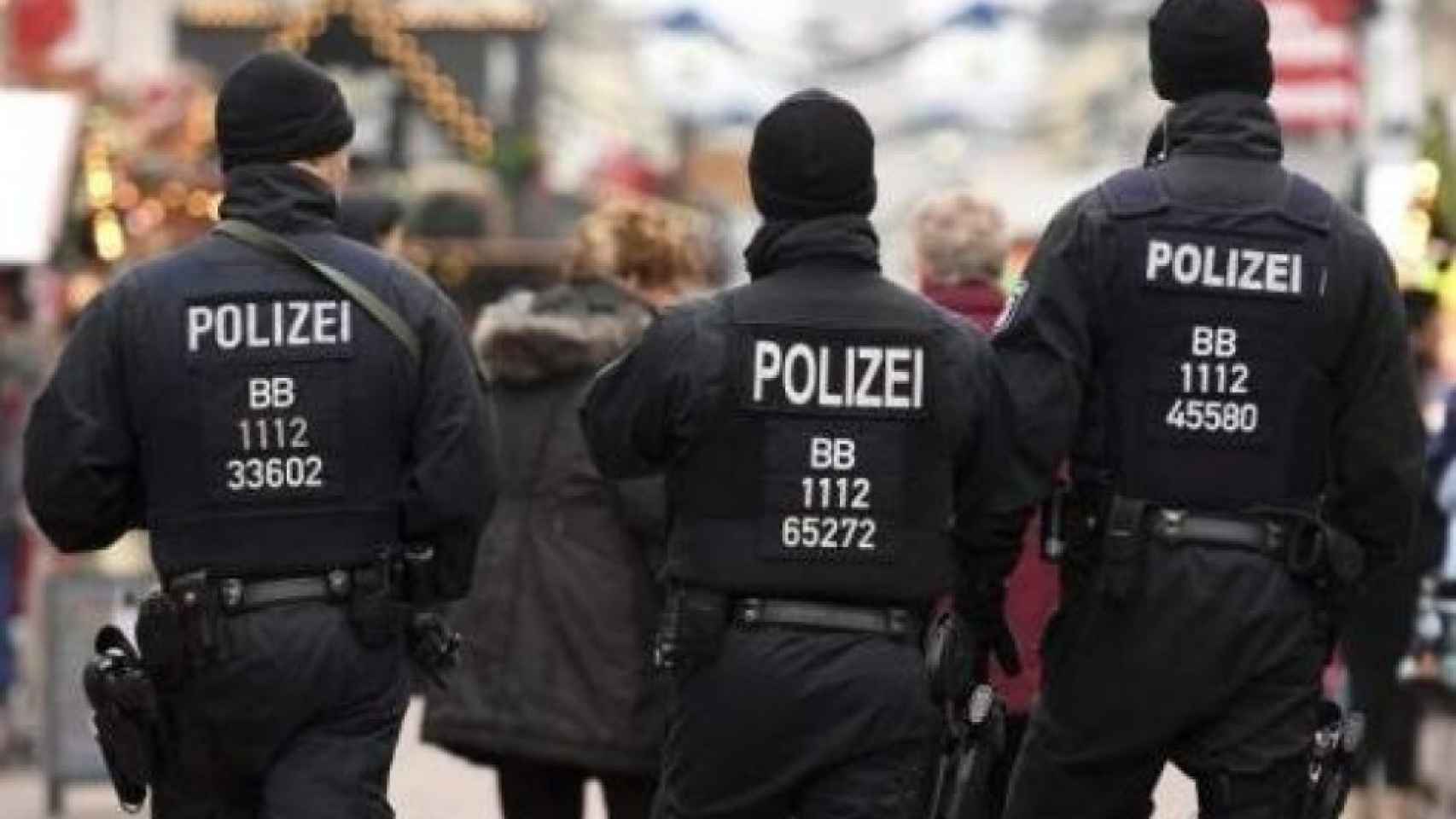 La policía alemana en una imagen de archivo.